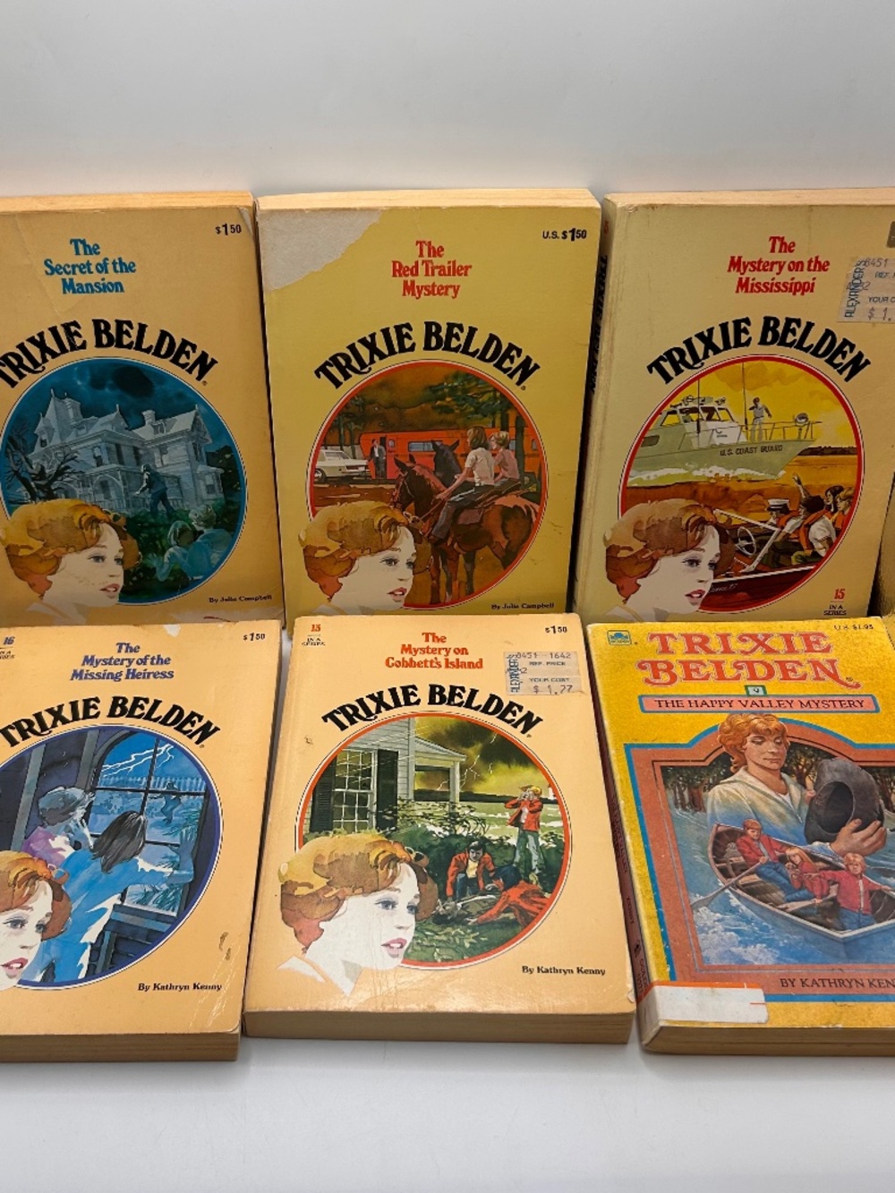 Vintage Trixie Belen Paperback Book Lot of 6 Books